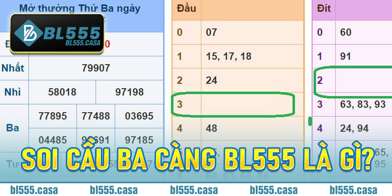 Soi Cầu Ba Càng BL555 là gì?